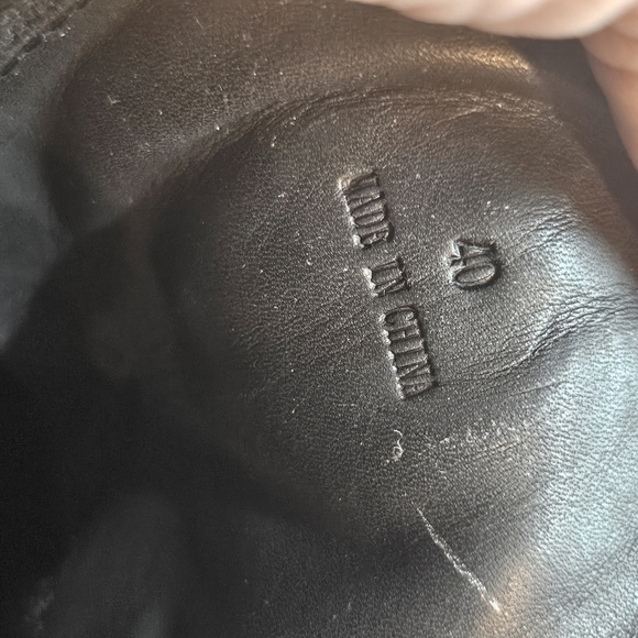 Rag & Bone Shiloh Biker Leather Boots Black Size 40 EU - Picture 11 of 12